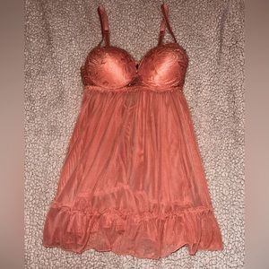 Small pink lingerie dress